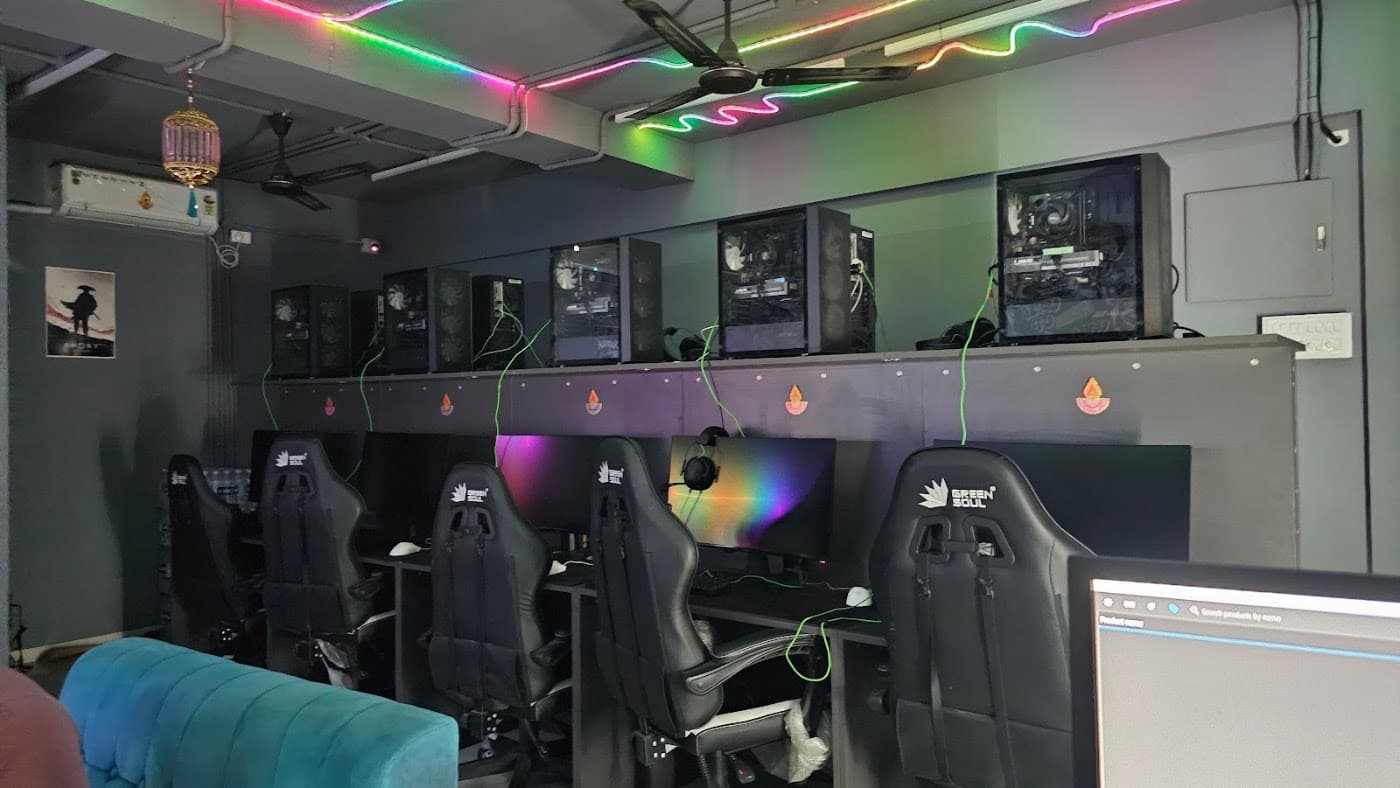 Custom-built gaming PCs at the IgniterX Systems shop in Pune